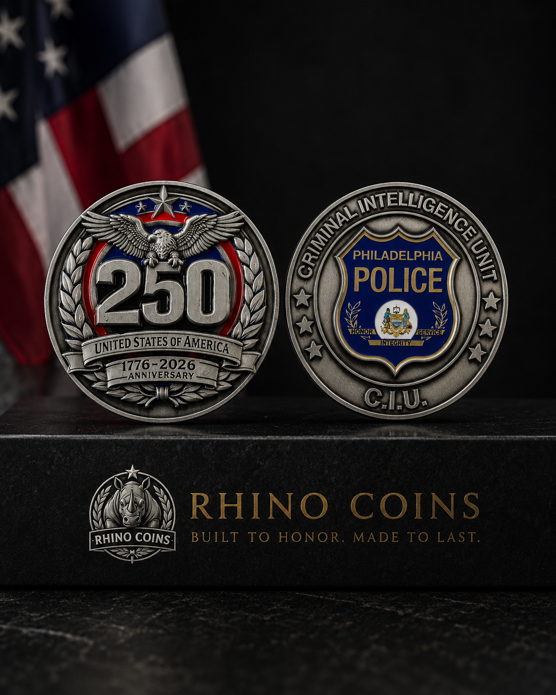 America 250 Challenge Coin